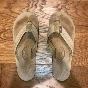 Thick strap rainbow sandals